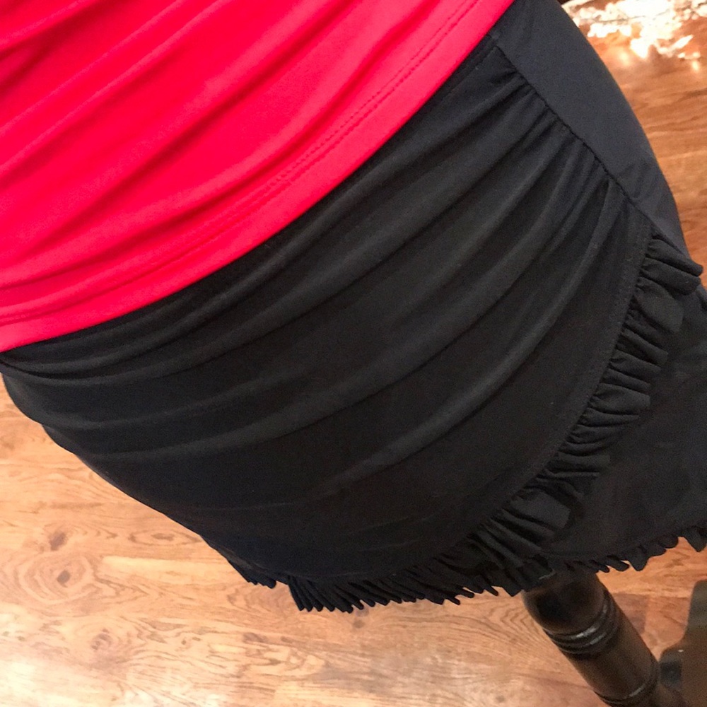 LIME RICKI ruffle wrap SKIRT - Picture 2 of 5